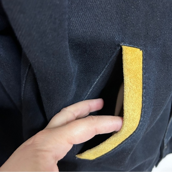 Vintage Miller Genuine Draft Jacket Men's Size Medium Black with Suede Accents - Picture 8 of 12